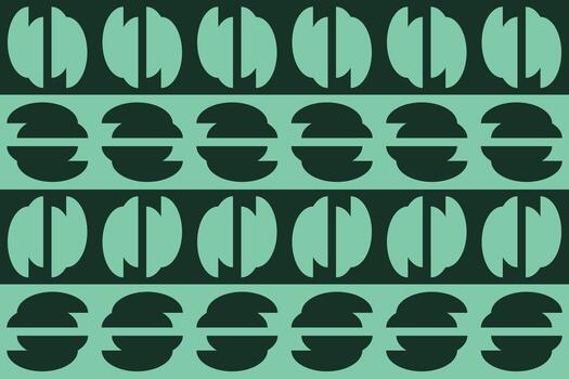 verde y negro modelo con un grande número de formas vector