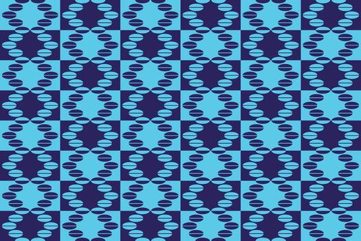 Abstract blue and black pattern with a diagonal design vector