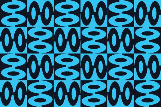 blue and black pattern with a large number of circles vector
