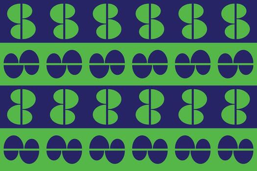 green and blue pattern with a large number of circles vector