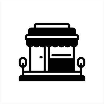 sólido icono Al por menor vector