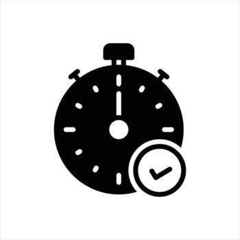 sólido icono empezar vector