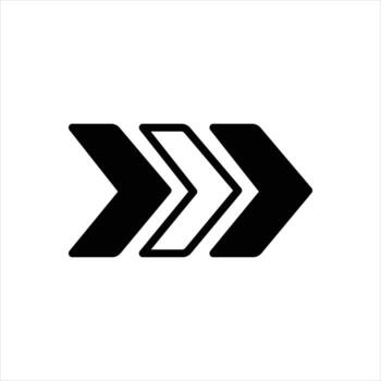 Solid icon arrows vector