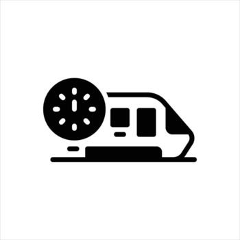 sólido icono Rápido vector