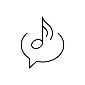Speech Bubble Minimalistic Symbol for Web and Graphic Design, Apps, Banners, Social Network and Cards vector