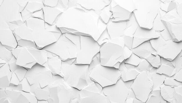Abstract fractured white surface photo