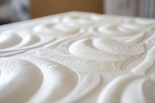 Abstract white embossed pattern photo