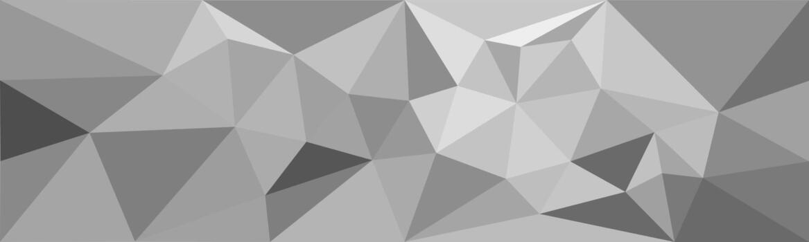 un monocromo bajo poli antecedentes en variar sombras de gris, creando un texturizado y resumen geométrico diseño. minimalista y versátil. vector