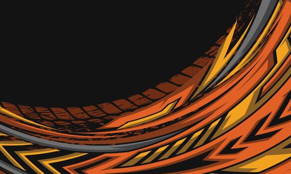 Colorful wave pattern design vector