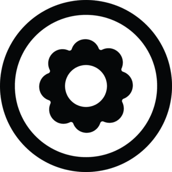 design con un' circolare nero simbolo nel un' bianca sfondo, raffigurante astratto e minimalista concetti. Perfetto per design progetti o simbolo rappresentazione esigenze png