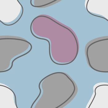 sin costura resumen gota modelo en púrpura y azul tonos vector