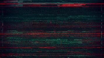 digitale problema tecnico tv rumore effetto con rosso e verde distorto Linee video
