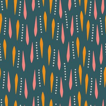 Abstract seamless pattern backgrounds, Dot and line texture. Trendy modern organic shape doodle lines pattern. vector