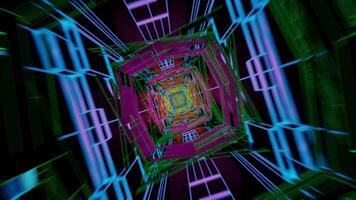 energico movimento grafica ciclo continuo astratto dinamico sfondo video