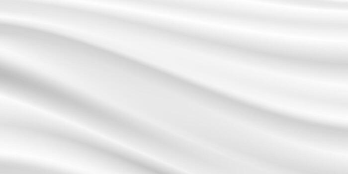 blanco seda paño tela ola superposición con ligero y sombra. blanco y gris textura resumen antecedentes vector