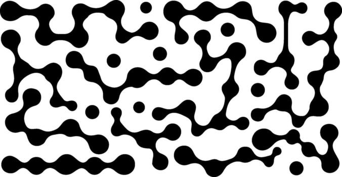 Wavy rounded design forms. vector