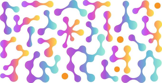 Gradient blobs for creative use. vector