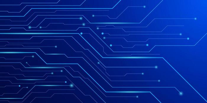 Abstract technology blue background, Cool technology background blue gradient, Suitable for business background, background promotion and ads background vector