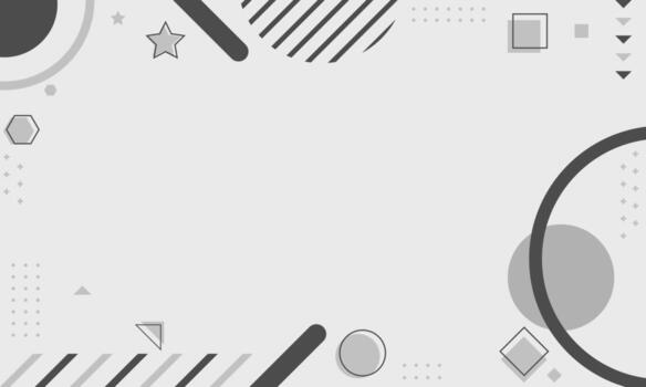 Geometric abstract gray and black background simple background vector
