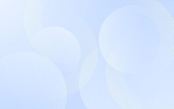 Abstract soft blue background with translucent overlapping circles, perfect for business presentations, technology banners, or modern web design. vector