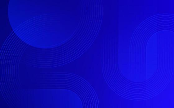 Modern blue abstract background with curved shapes, perfect for tech or digital themes. vector
