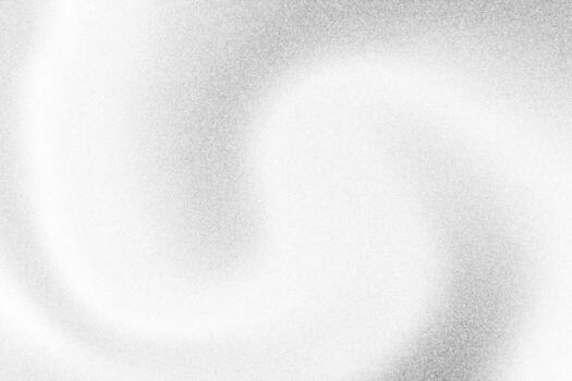 Grainy noisy background with stipple dotted pattern. Swirl sand effect. Abstract dissolve gradation. Textured grunge wavy spiral tone. Gritty liquid shadows bg vector