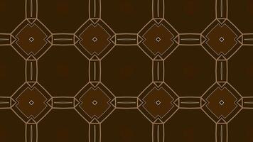 caleidoscópio vintage retro flor padronizar mosaico fundo. desatado geométrico padronizar. artístico movimento. video