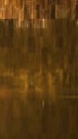 verticale d'oro griglia modello con stratificato rettangoli e raggiante Linee nel un' futuristico astratto stile video