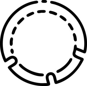 contorno circulo diagrama gráfico diseño elemento redondo forma circular marco frontera gráfico ilustración Arte vector