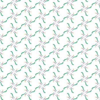 Organic Flowing Shape Decorative Repeating pattern background, vector