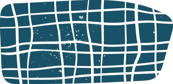 Abstract background showcasing a wavy checkered pattern enhanced with a textured, grunge effect, resulting in a visually captivating design perfect for various creative projects vector