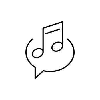 Speech Bubble Minimalistic Sign for Web and Graphic Design, Apps, Banners, Social Network and Cards vector