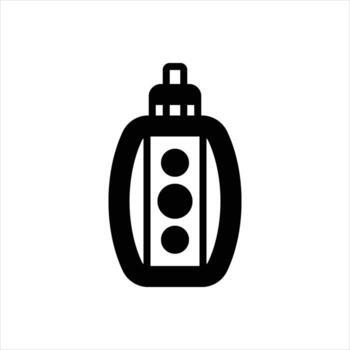 Solid icon vape vector