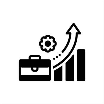 sólido icono actuación vector