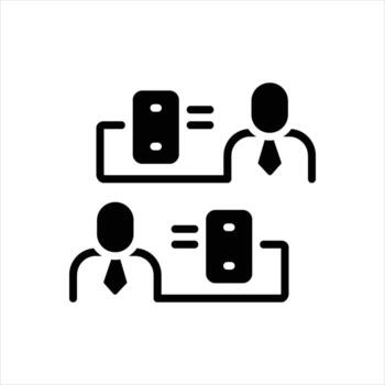 Solid icon transmission vector