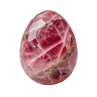 pulido rosado Roca huevo con intrincado las venas y natural terminar png