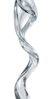 plata remolino resumen en limpiar aislado campo - moderno minimalista Arte diseño elemento png
