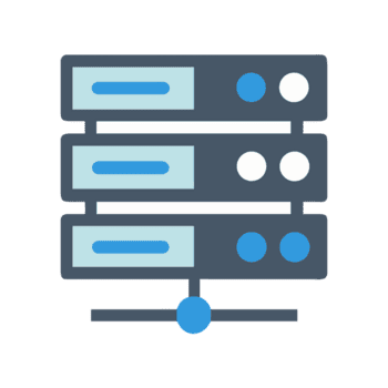 empilhado servidor unidades com indicador luzes isolado em uma transparente fundo servidor prateleira png