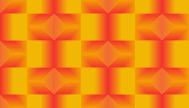 Warm Gradient Geometric Pattern Seamless Retro Sunset Abstract Tile Background vector