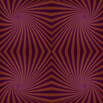 Seamless swirling rays pattern background design vector