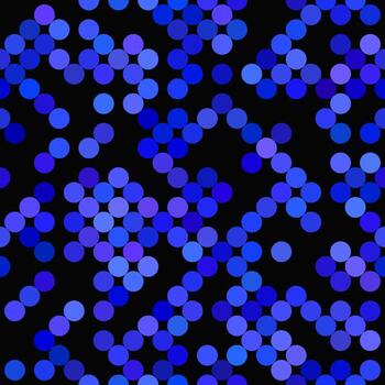 Blue abstract repeating circle pattern background vector