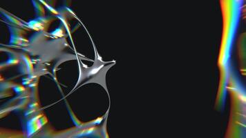 design av minimal kromtyp trogen y2k looping design element bakgrund video