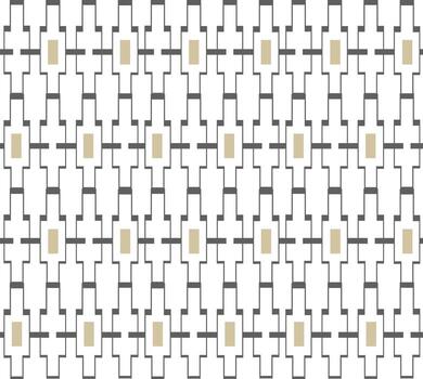 Abstract geometric seamless pattern. Line rectangle ornamental background. Grid ornament interior texture vector