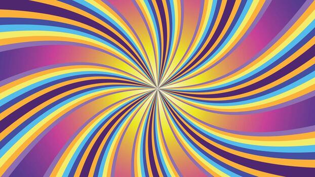 resumen geométrico antecedentes con arremolinándose espada rayos en multicolor vector