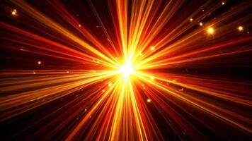en dynamisk framställa av stjärnor exploderande utåt från en central punkt video