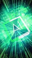 Ai - Artificial intelligence Computer Processr Blended with Matrix Style Binary Code video