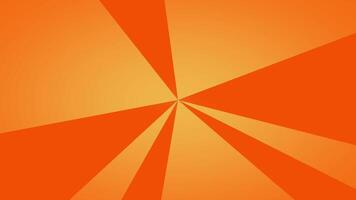 strålande orange strålar förlänga utåt från en central axel, skapande en vibrerande abstrakt brista effekt den där lägger till rörelse och uppmärksamhet till några visuell design video