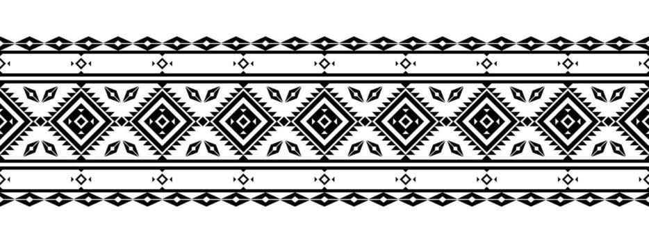 Intricate black and white symmetrical pattern, evoking a sense of traditional design and detailed artistry. This pattern is perfect for adding an element of timeless beauty and aesthetic appeal vector