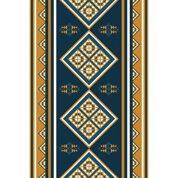 geométrico modelo con intrincado diseño vector