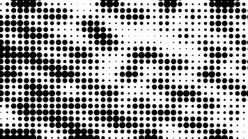 abstrakt bakgrund med prickar halvton animering video